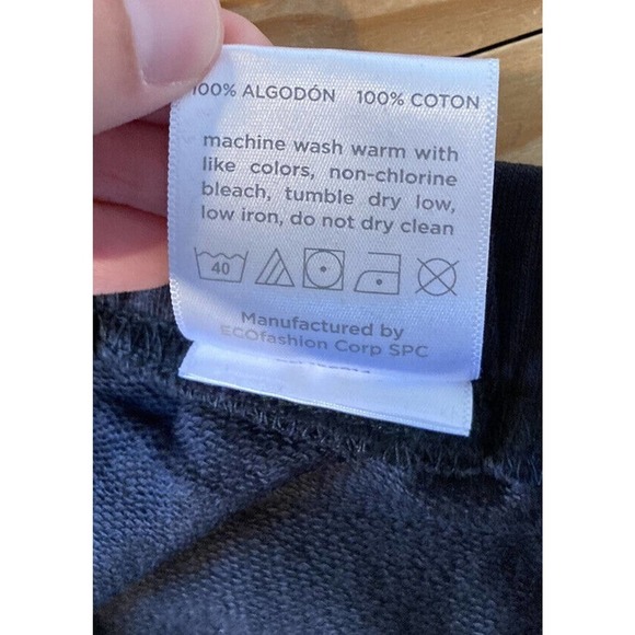 NEW Seed To Style Solid French Terry Pull On Pants Size XL Women’s Black - Picture 5 of 10